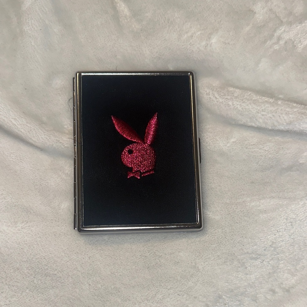 PLAYBOY Black Compact Makeup Mirror